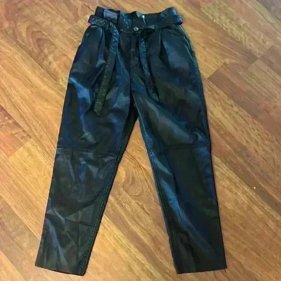 Free People faux leather pants - Picture 2 of 5
